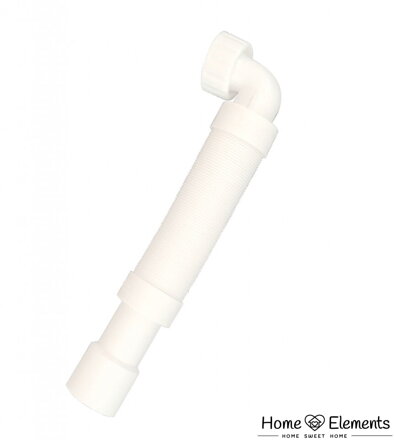 Flexi hadica plast s KOLIENKOM 5/4"