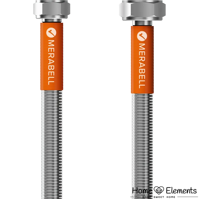 Hadica toalet. na vodu 1/2"x3/8"FF  MERABELL